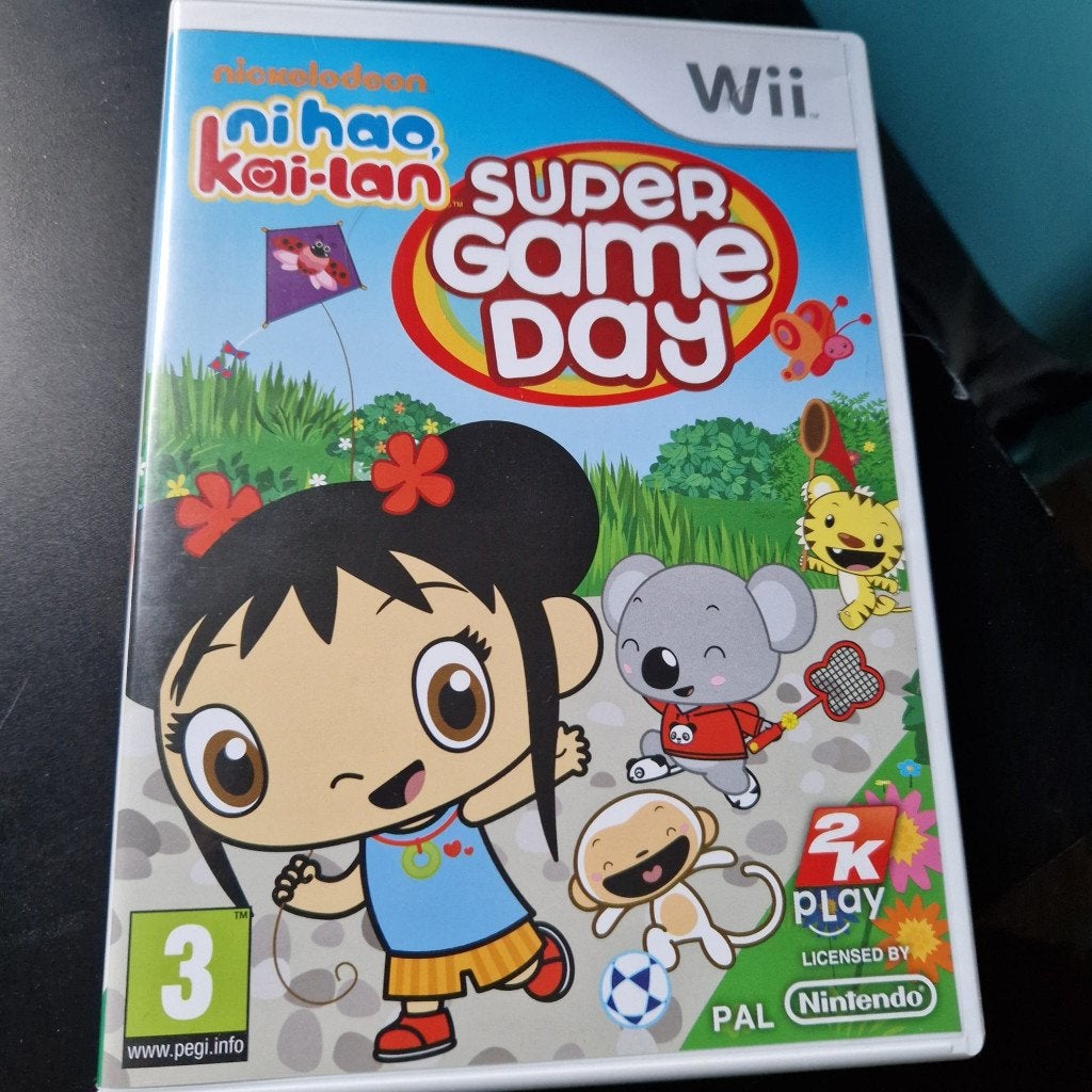 Wii Game: Ni-hao Kai-lan Super Game Day (English Version), 1 speler, Ophalen of Verzenden, Zo goed als nieuw, Vanaf 3 jaar