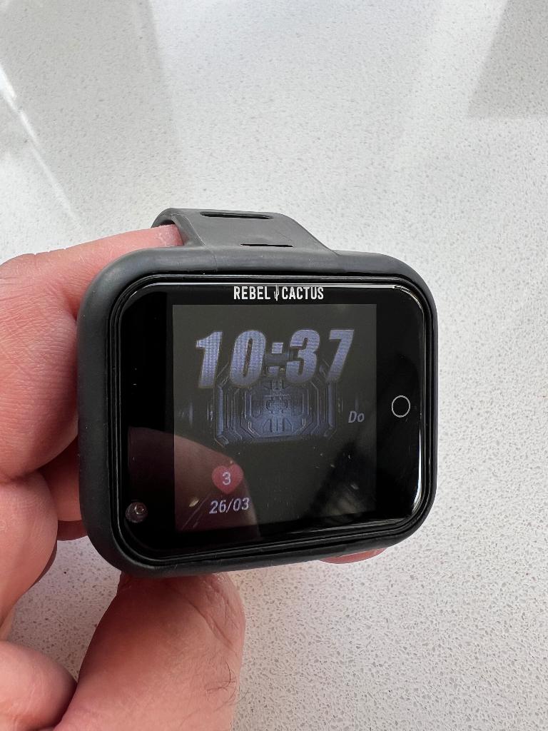 Rebel Cactus Kinder Smartwatch - GPS - Zwart, Ophalen of Verzenden, Zo goed als nieuw, Zwart, Jongen of Meisje