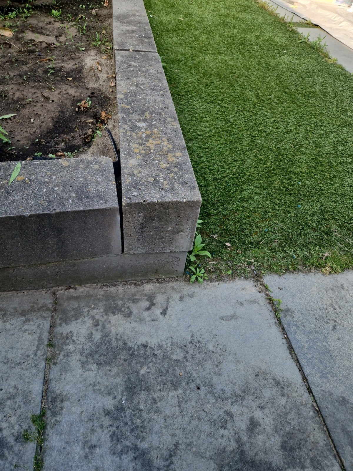 Gebruikte betonblokken diverse maten, Tuin en Terras, Tegels en Klinkers, Ophalen, Gebruikt, Overige typen, 5 tot 10 m²