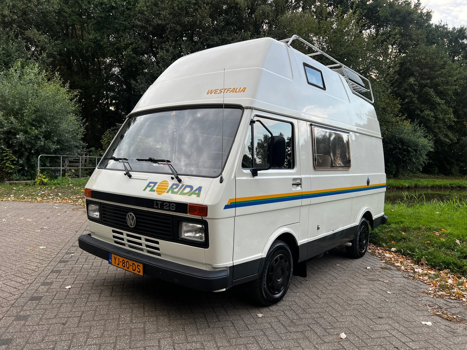 Volkswagen LT 28 Westfalia Florida 2.4 6 cilinder benzine, Caravans en Kamperen, Campers, Buscamper of Camperbus, Reservewiel