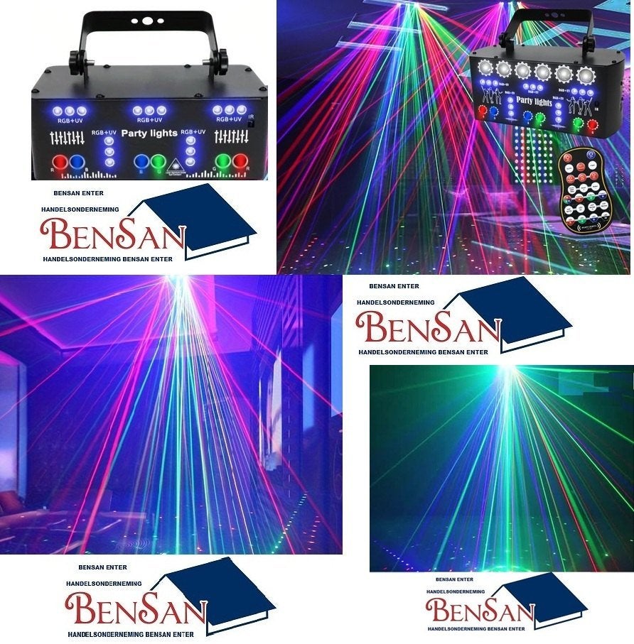 Disco lamp party light muziekinstallatie bensan enter, Ophalen of Verzenden, Zo goed als nieuw, Overige