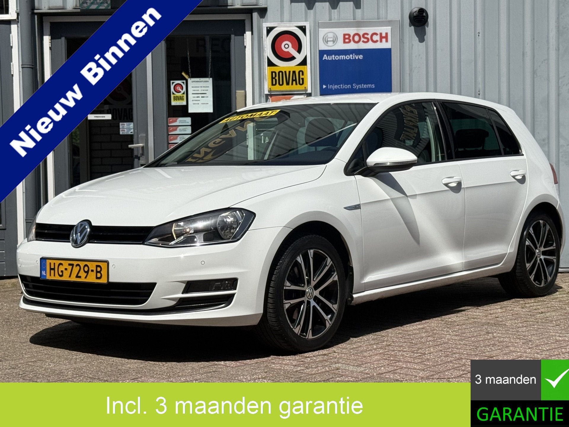 Volkswagen Golf 1.4 TSI Business Edition R Connected | AUTOM, Stof, Gebruikt, 4 cilinders, Wit
