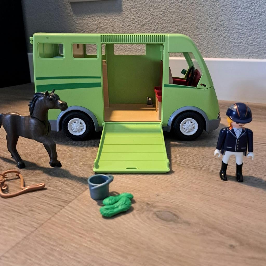 Playmobil Paardenvrachtwagen, Ophalen of Verzenden, Zo goed als nieuw