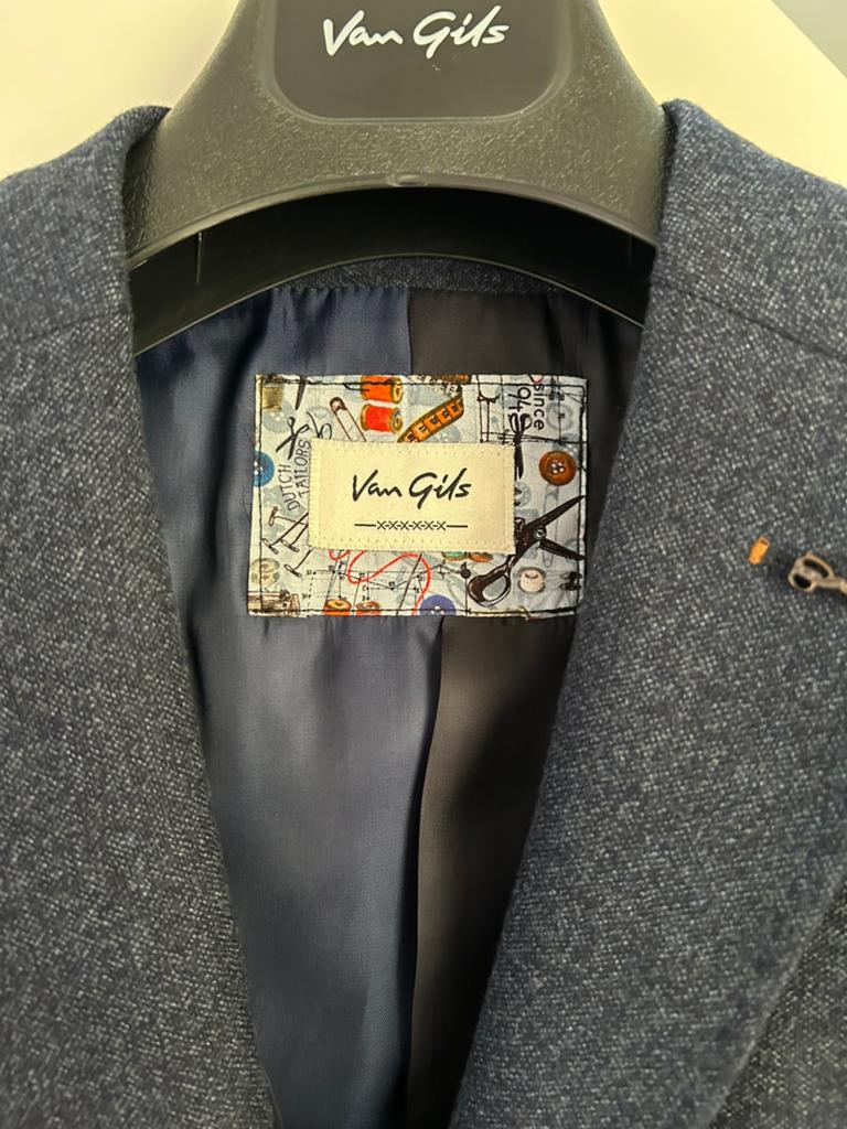 Van Gils zeer mooi colbert! Top kwaliteit, Ophalen of Verzenden, Nieuw, Maat 46 (S) of kleiner, Blauw