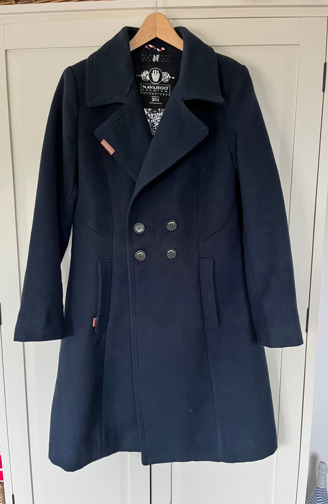 Navahoo dames winterjas, Ophalen of Verzenden, Zo goed als nieuw, Maat 42/44 (L), Blauw
