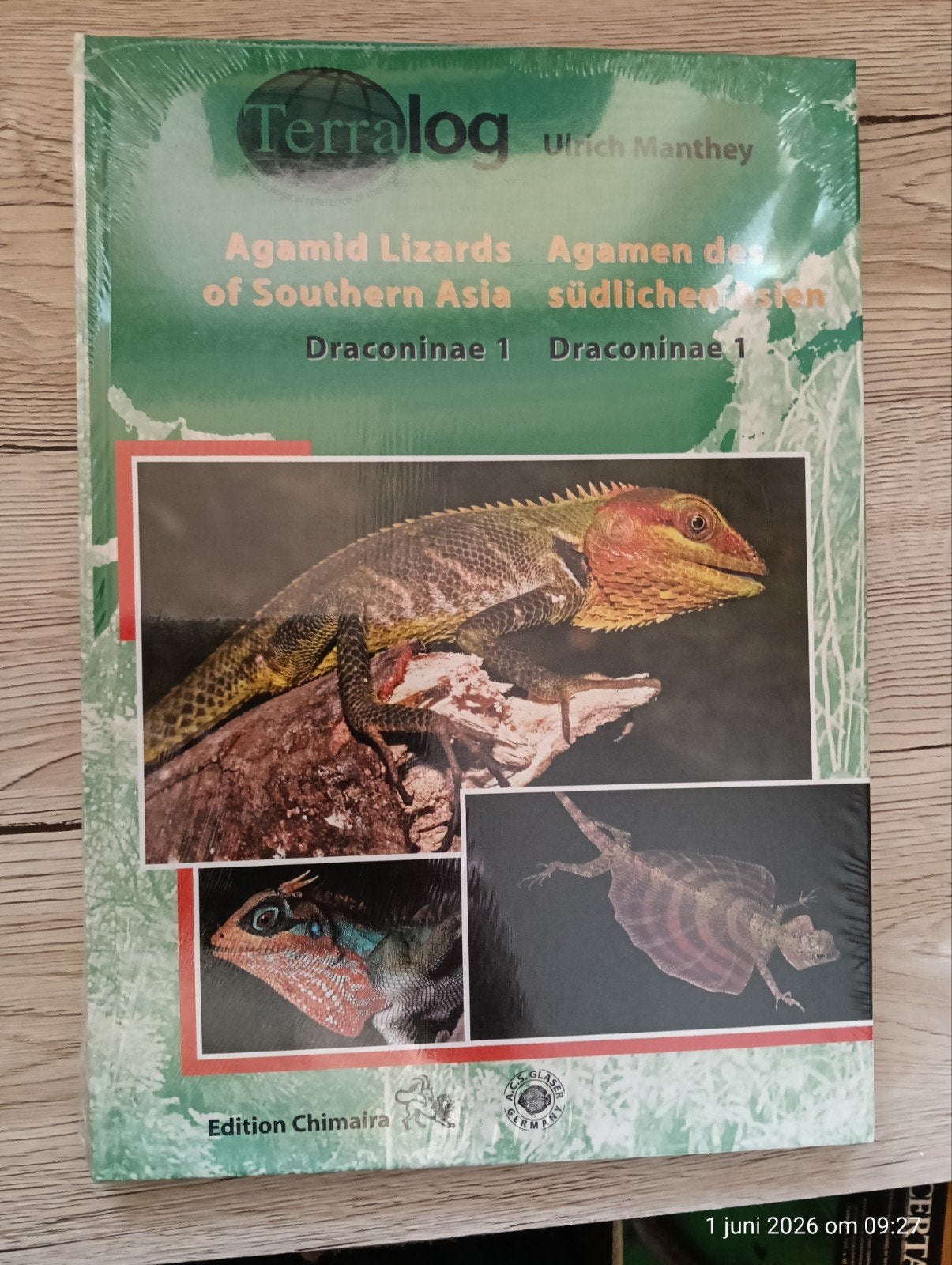 Terralog. Agamid lizards of southern asia. Draconinae 1, Dieren en Toebehoren, Ophalen of Verzenden, Nieuw, Overige typen