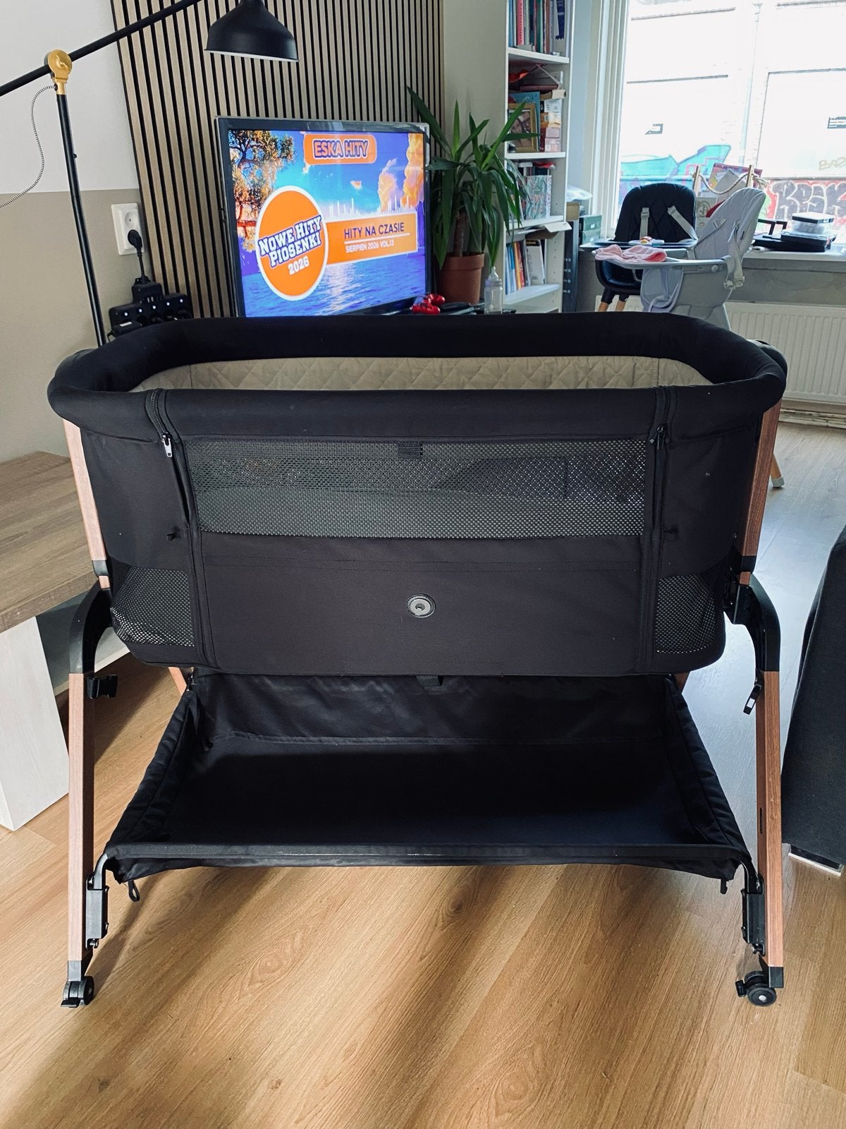Qute Q-Dreamz Plus co-sleeper, Kinderen en Baby's, Ophalen, Zo goed als nieuw, Reisbedje