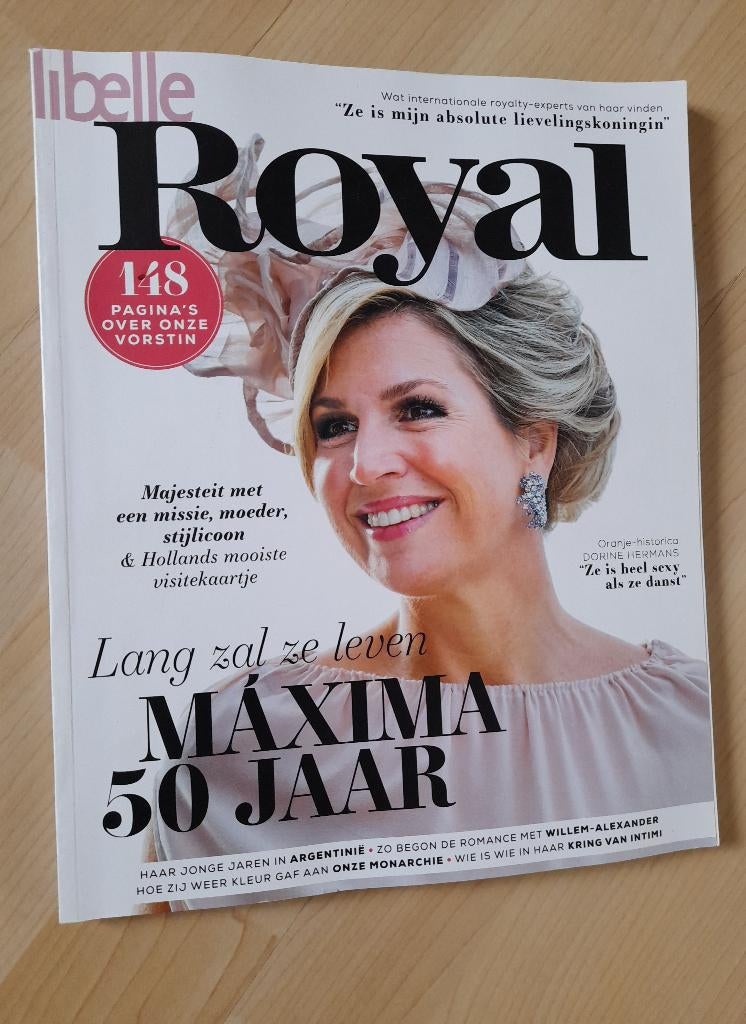 TIJDSCHRIFT LIBELLE ROYAL MAXIMA 50 JAAR 2021, Ophalen of Verzenden, Zo goed als nieuw, Damesbladen