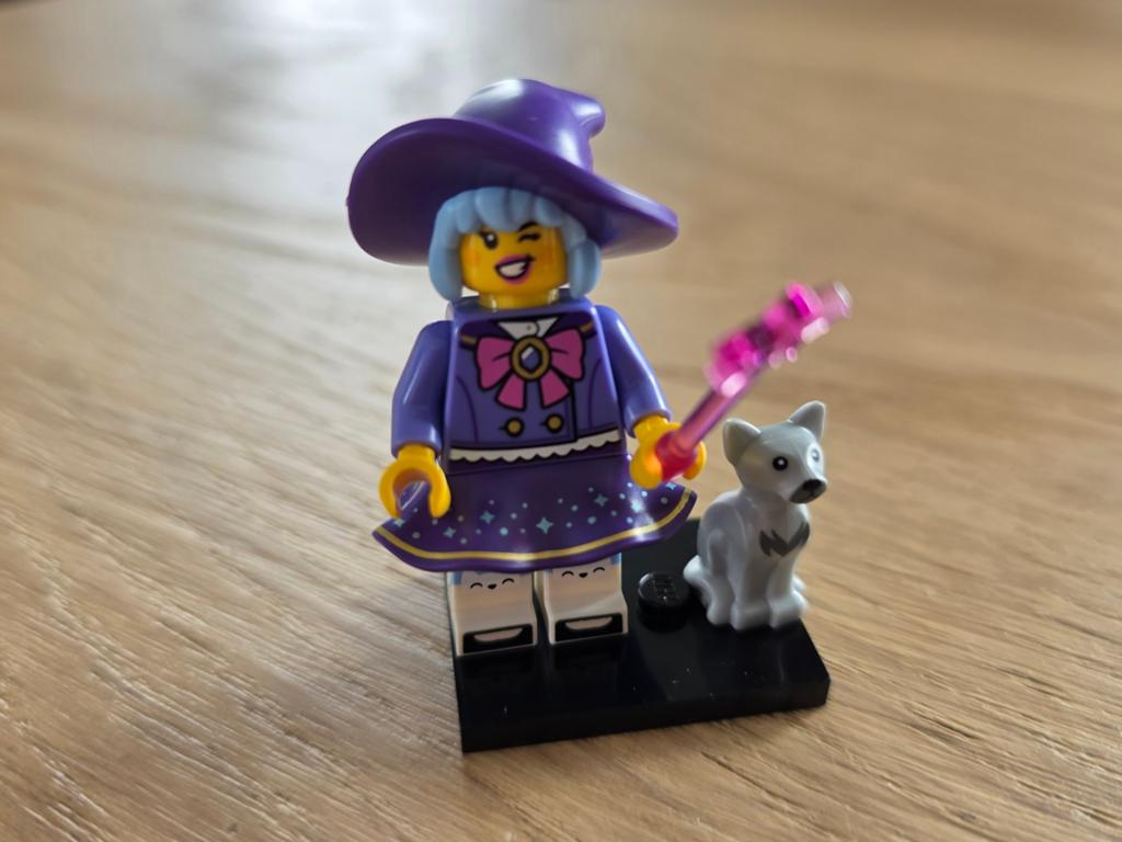 LEGO Minifiguur Heks met Kat en Toverstaf 71052, Verzenden, Zo goed als nieuw, Overige merken