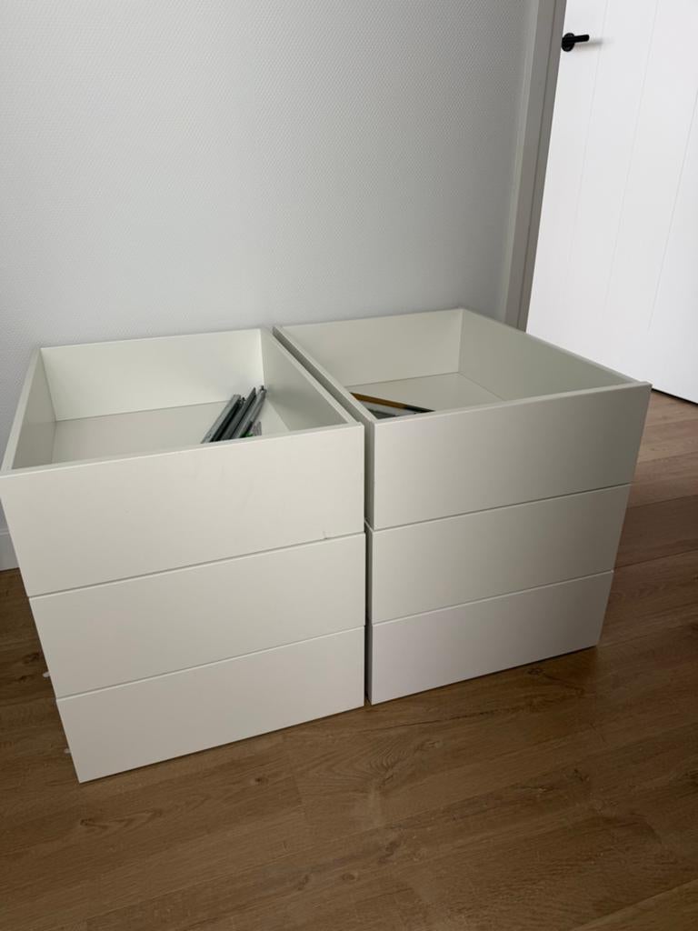 IKEA PAX kast laden wit, Ophalen, 50 tot 100 cm, Zo goed als nieuw, Minder dan 100 cm
