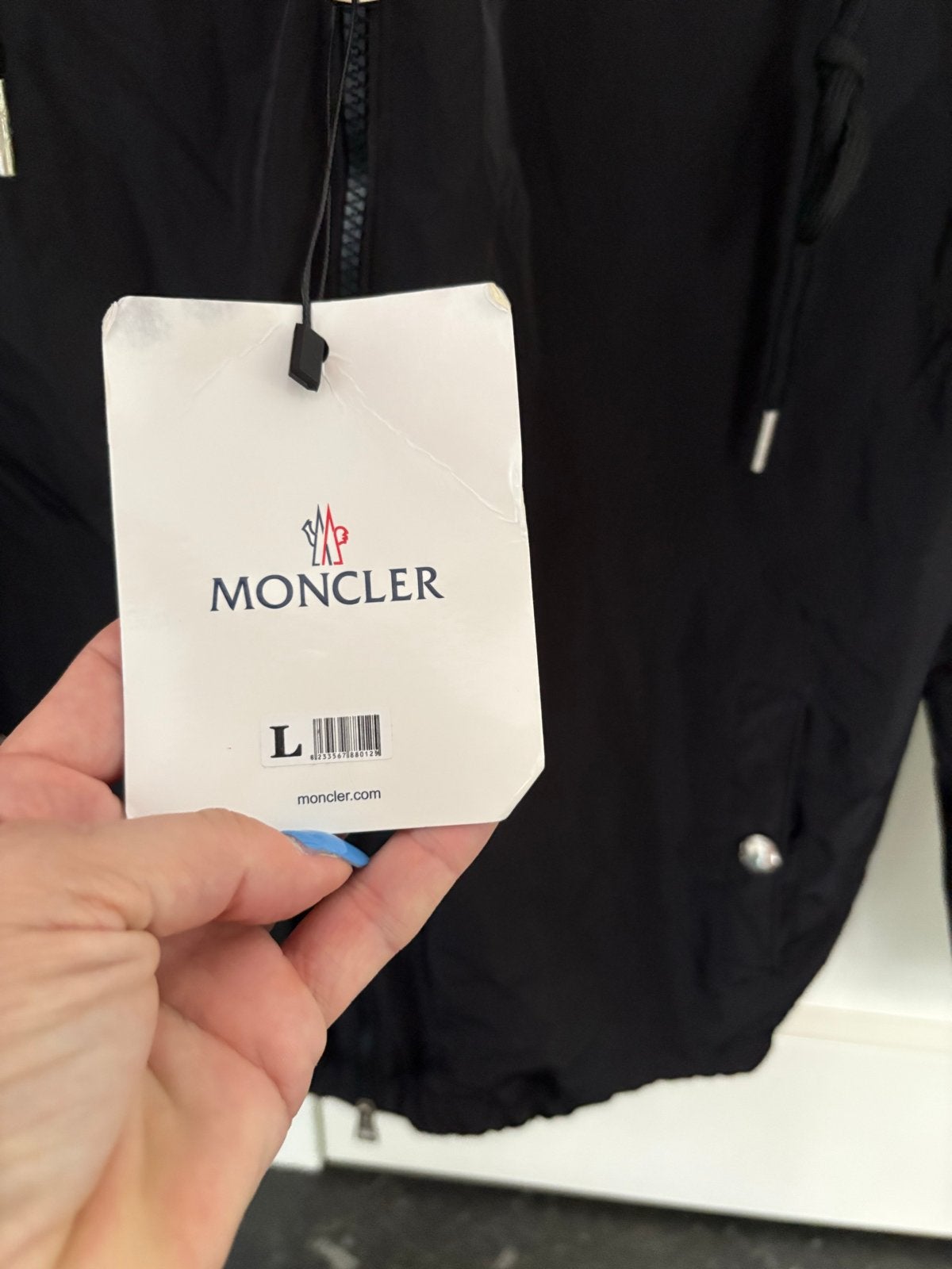 Moncler Windbreaker Zwart Maat L - Nieuw met kaartjes, Kleding | Heren, Ophalen of Verzenden, Nieuw, Maat 52/54 (L), Zwart