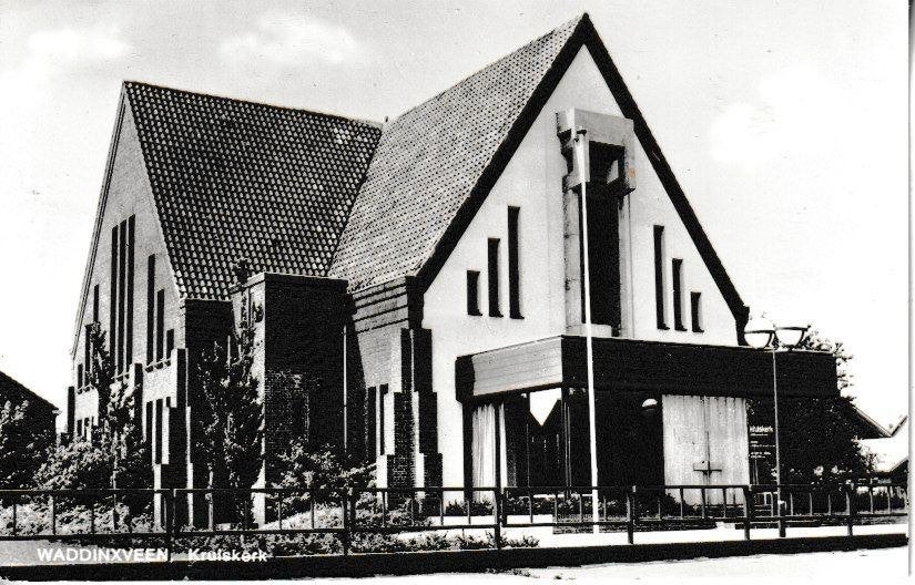 WADDINXVEEN - KRUISKERK, Ophalen of Verzenden, Ongelopen, Zuid-Holland