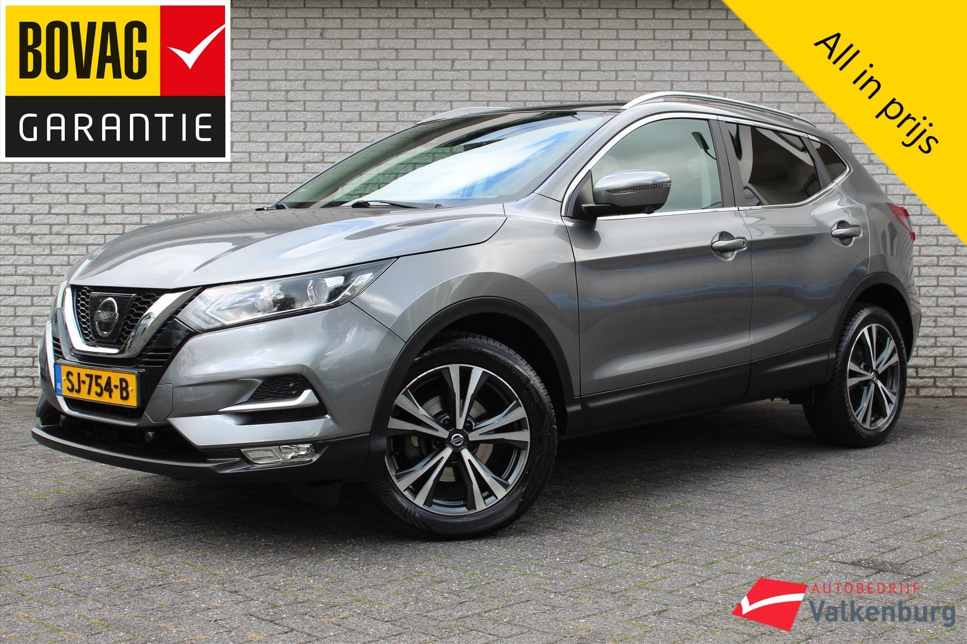 Nissan Qashqai 1.2 N-Connecta | Panoramadak | 360° camera |, Auto's, 12 maanden, Stof, Gebruikt, Euro 6