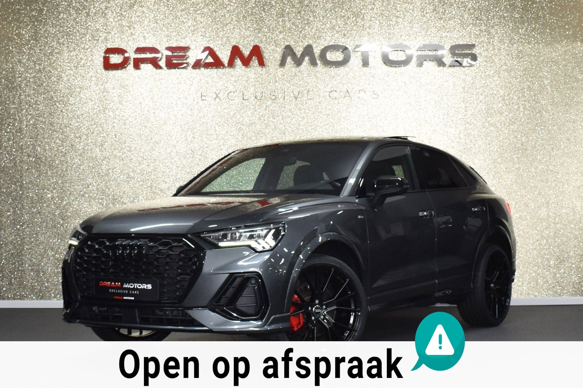 Audi Q3 Sportback 45 TFSI e 245pk S-Line | RSQ3 | SONOS | TR, Gebruikt, Zwart, Hybride Elektrisch/Benzine, SUV of Terreinwagen