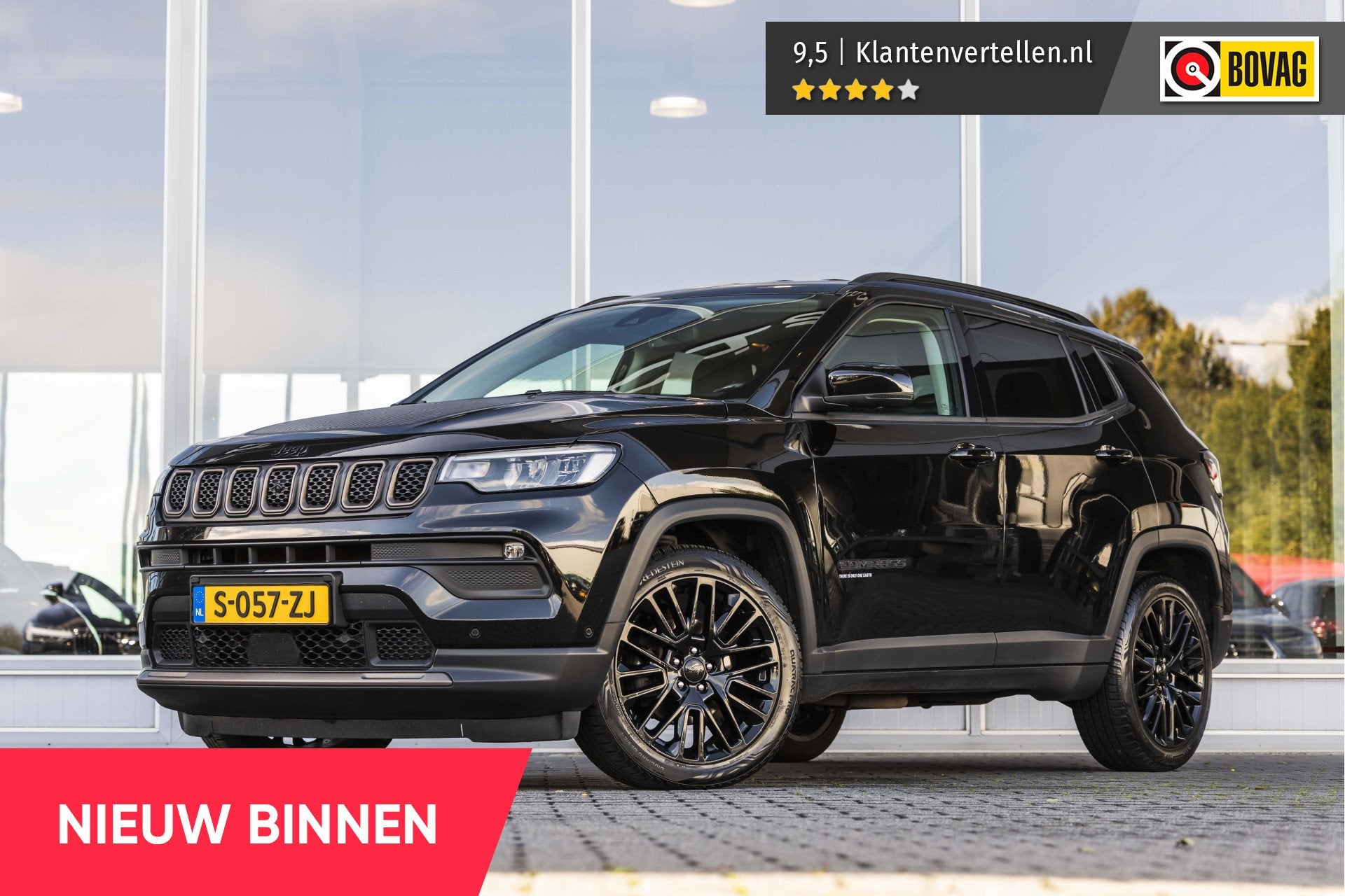 Jeep Compass 1.5T e-Hybrid Upland | 360° Camera | 19" | ACC, Auto's, 12 maanden, Stof, Gebruikt, 4 cilinders