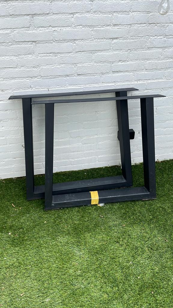 Stalen tafelpoten, Ophalen, Tafelpoot, Vierkant, 50 tot 100 cm