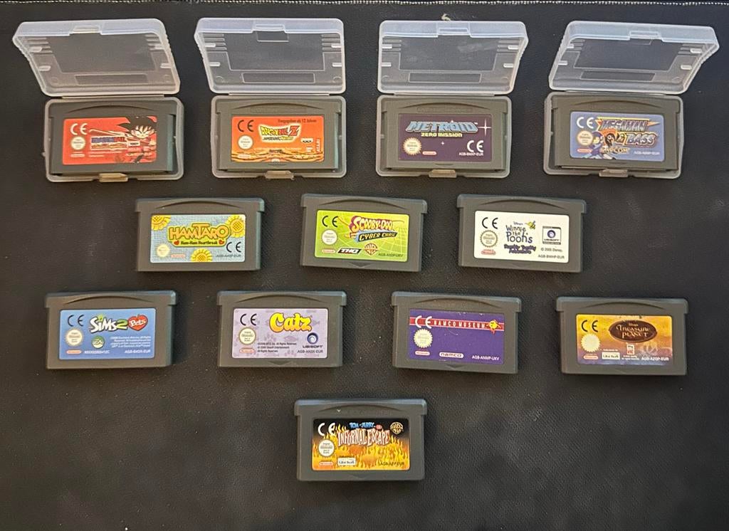 12 Gameboy Advance Games, Spelcomputers en Games, Gebruikt, Overige genres, 1 speler, Ophalen of Verzenden