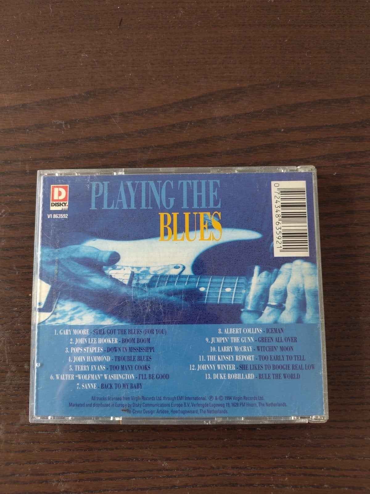 Playing the Blues CD - Diverse Artiesten, Cd's en Dvd's, Ophalen of Verzenden