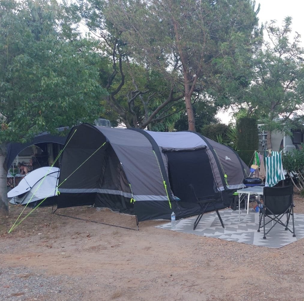 te koop Obelink Colombia 5 Easy Air tunneltent, Ophalen, Zo goed als nieuw