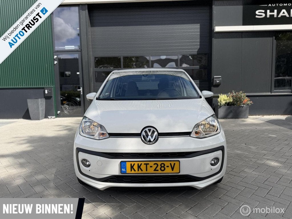 Volkswagen Up! 1.0 BMT high up! Climate|St.verwarming|Airco!, Auto's, Volkswagen, Voorwielaandrijving, Wit, Handgeschakeld, 3 cilinders