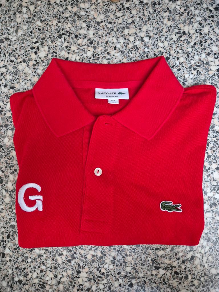 Lacoste polo maat L rood, Kleding | Heren, Polo's, Maat 52/54 (L), Lacoste, Nieuw, Ophalen of Verzenden