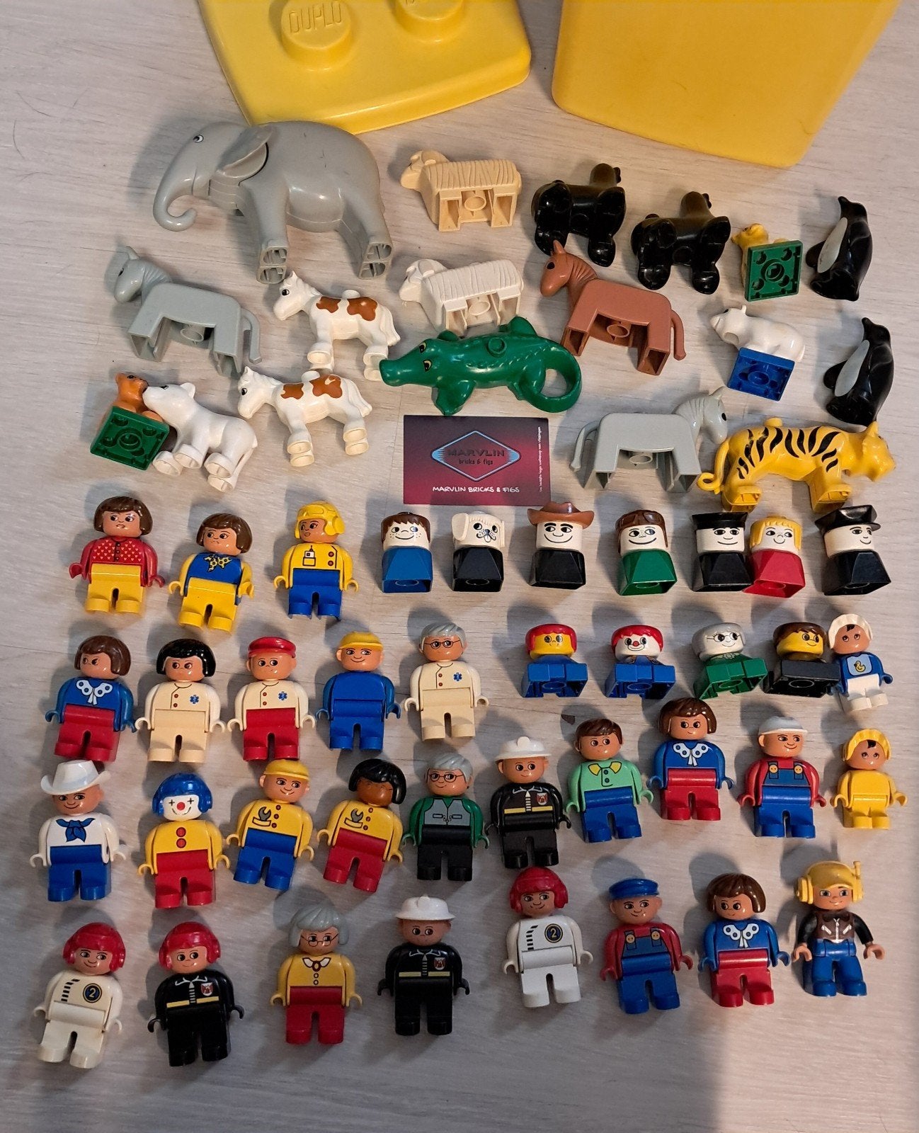 LEGO DUPLO 56 x poppetjes en diertjes (GEBRUIKT), Inclusief minifiguren, Gebruikt, Overige thema's, Ophalen of Verzenden