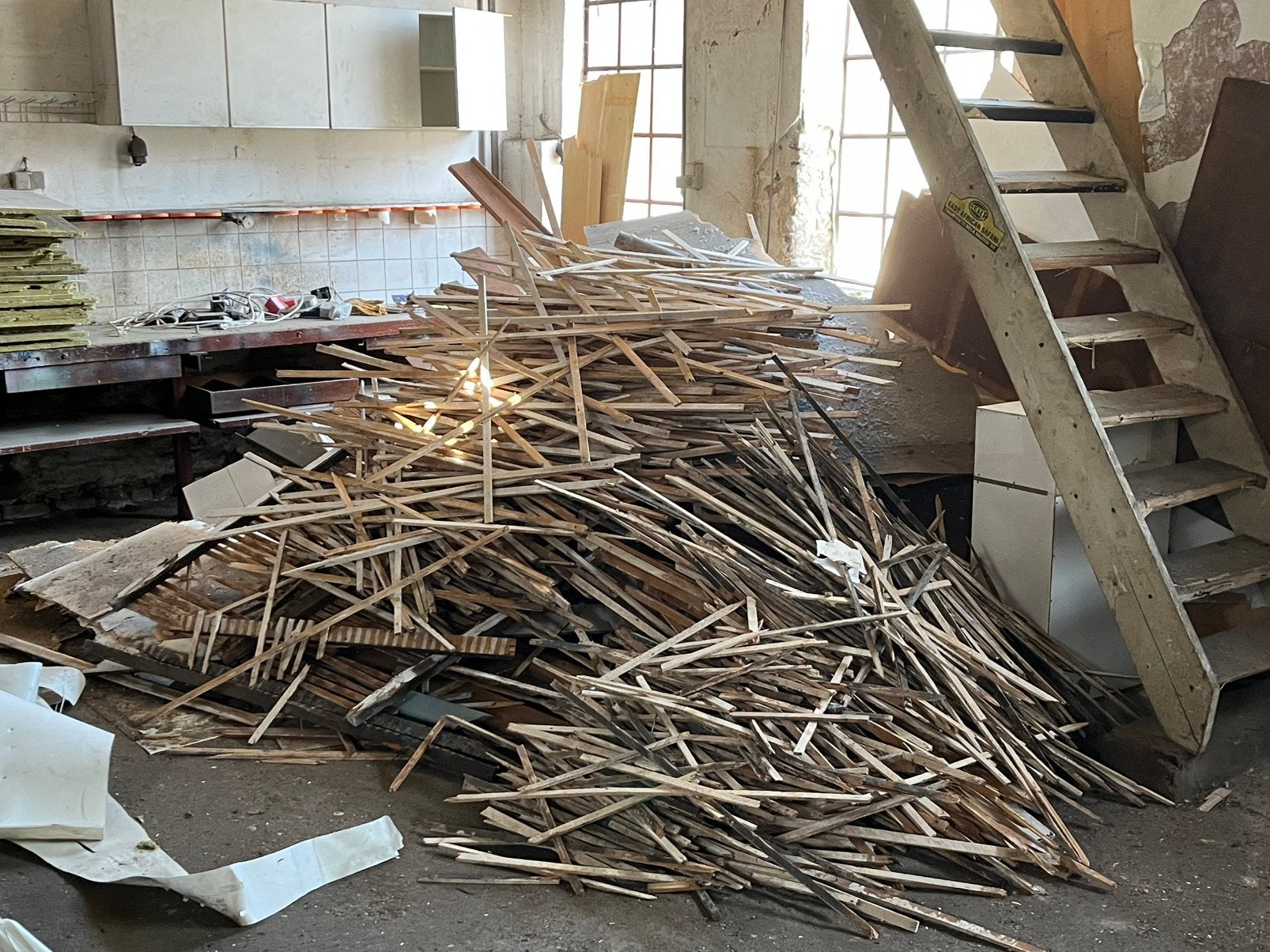 Gratis hout, Minder dan 3 m³, Ophalen, Overige houtsoorten