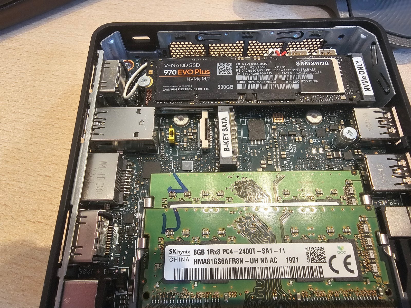 Intel NUC 12 (NUC12WSKi3) | 16GB RAM | 500GB Samsung 970, Computers en Software, Desktop Pc's, Zo goed als nieuw, Onbekend, SSD