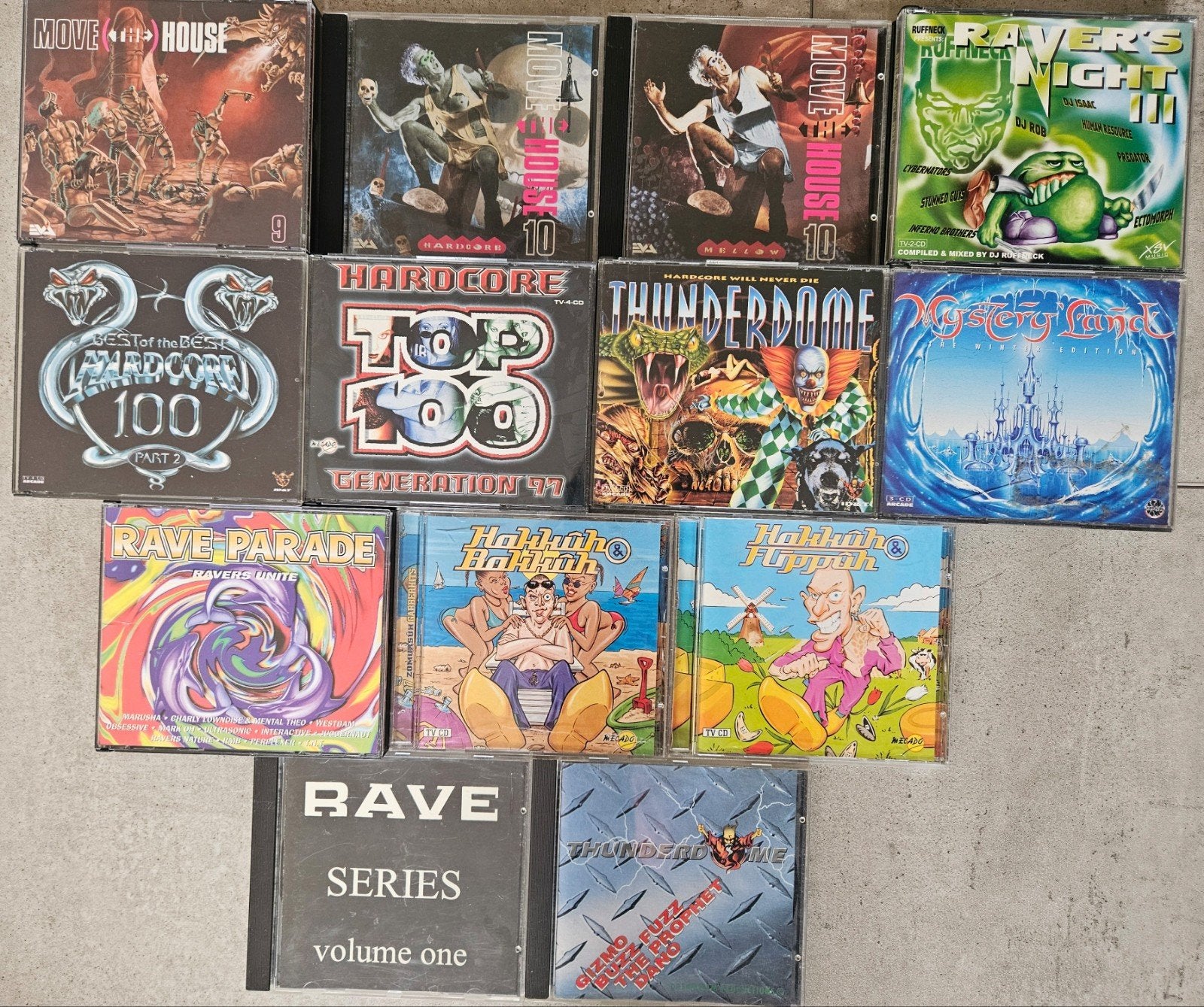 Collectie Hardcore, Rave en House CD's, Cd's en Dvd's, Gebruikt, Hardcore, Ophalen of Verzenden, Verzamelalbum
