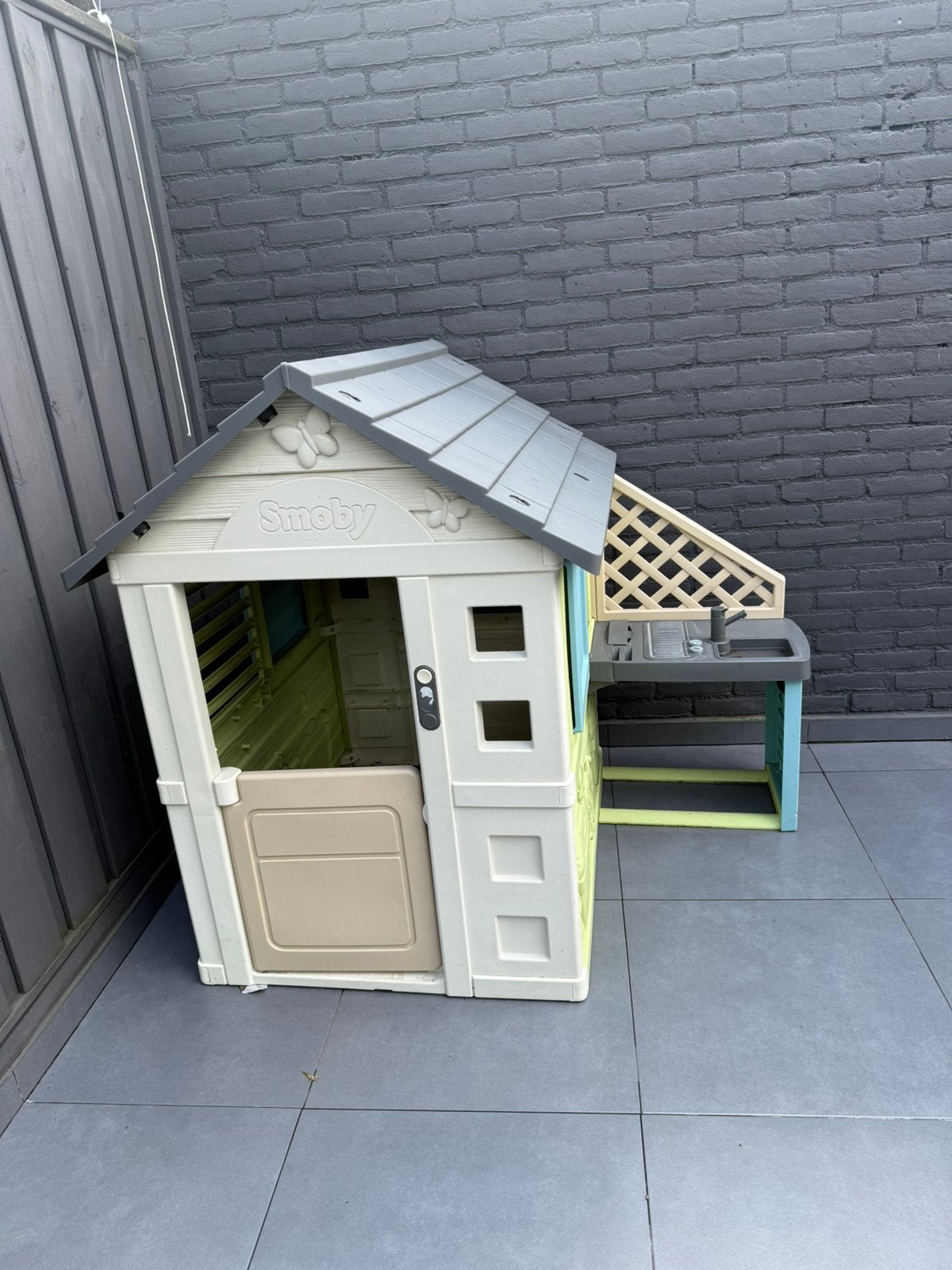 Smoby speelhuisje, Ophalen, Zo goed als nieuw, Kunststof