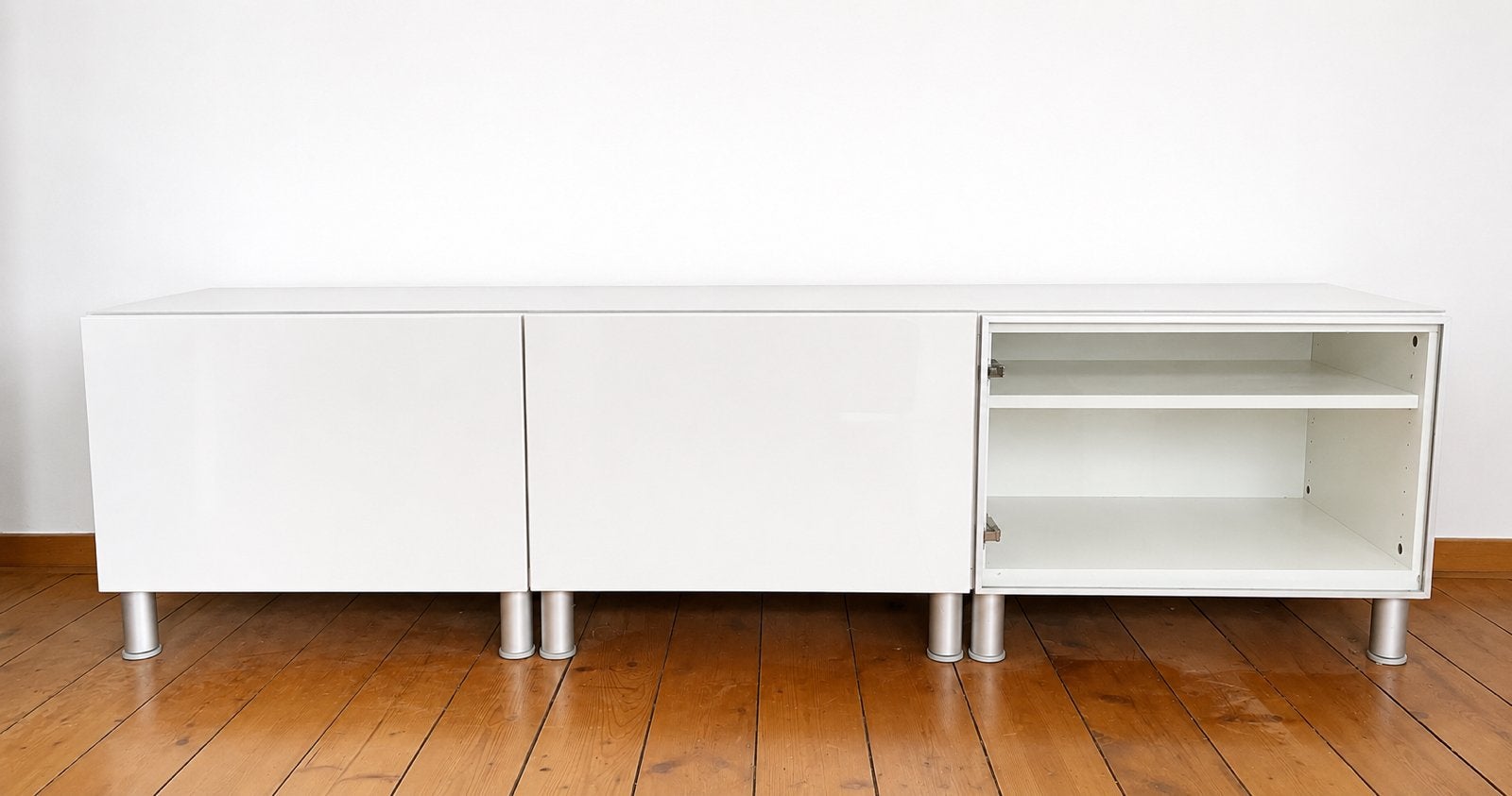 Wit tv meubel ikea, Ophalen, 150 tot 200 cm, Zo goed als nieuw, Minder dan 100 cm