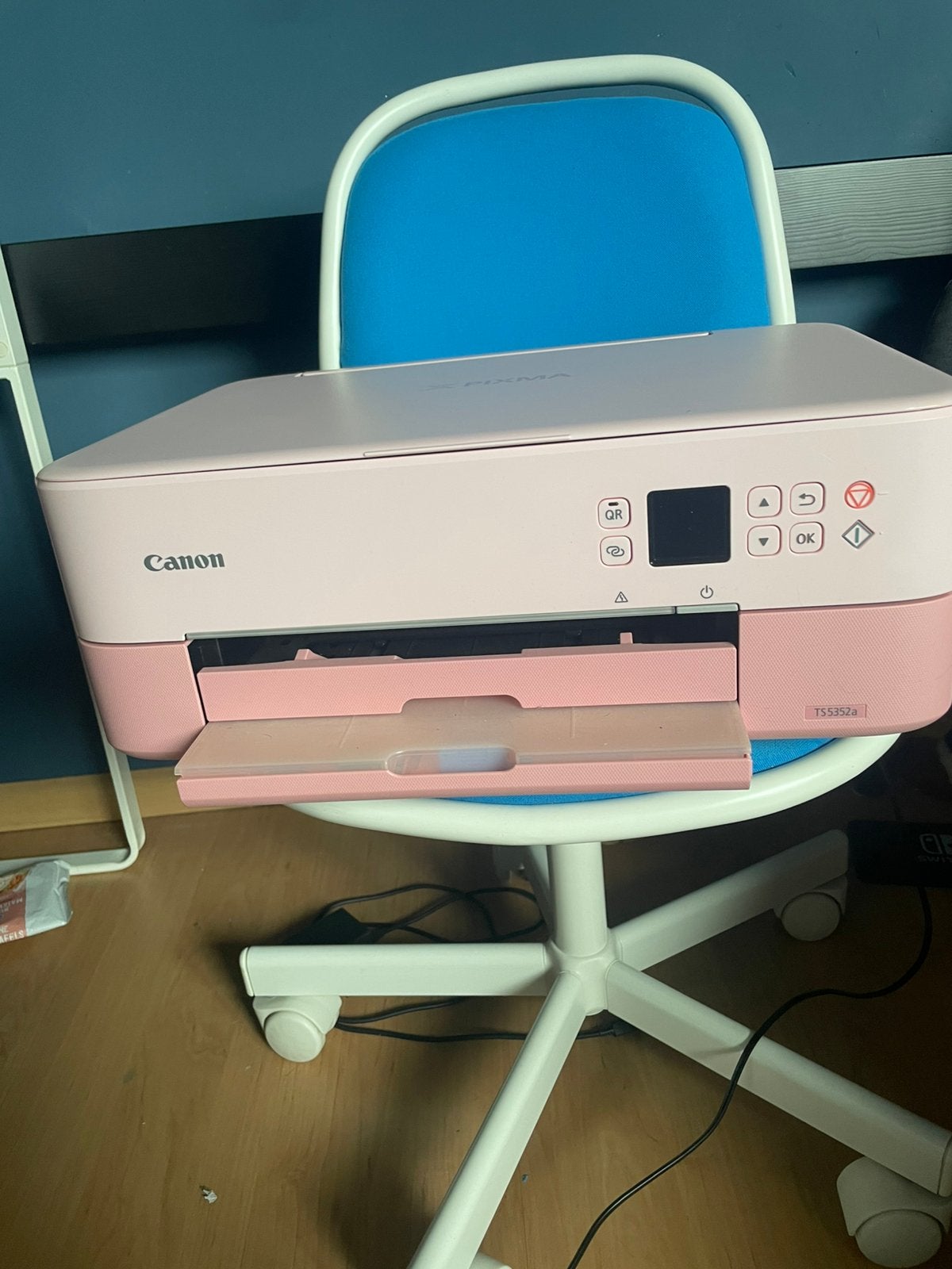 pixma roze printer ts5352, Computers en Software, Ophalen, Draadloos, Gebruikt, Inkjetprinter