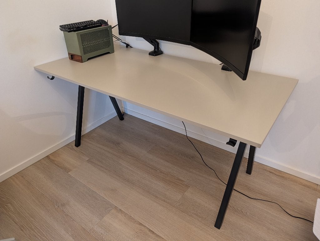 Trotten desk IKEA, Huis en Inrichting, Ophalen, Zo goed als nieuw, 80 cm, 160 cm