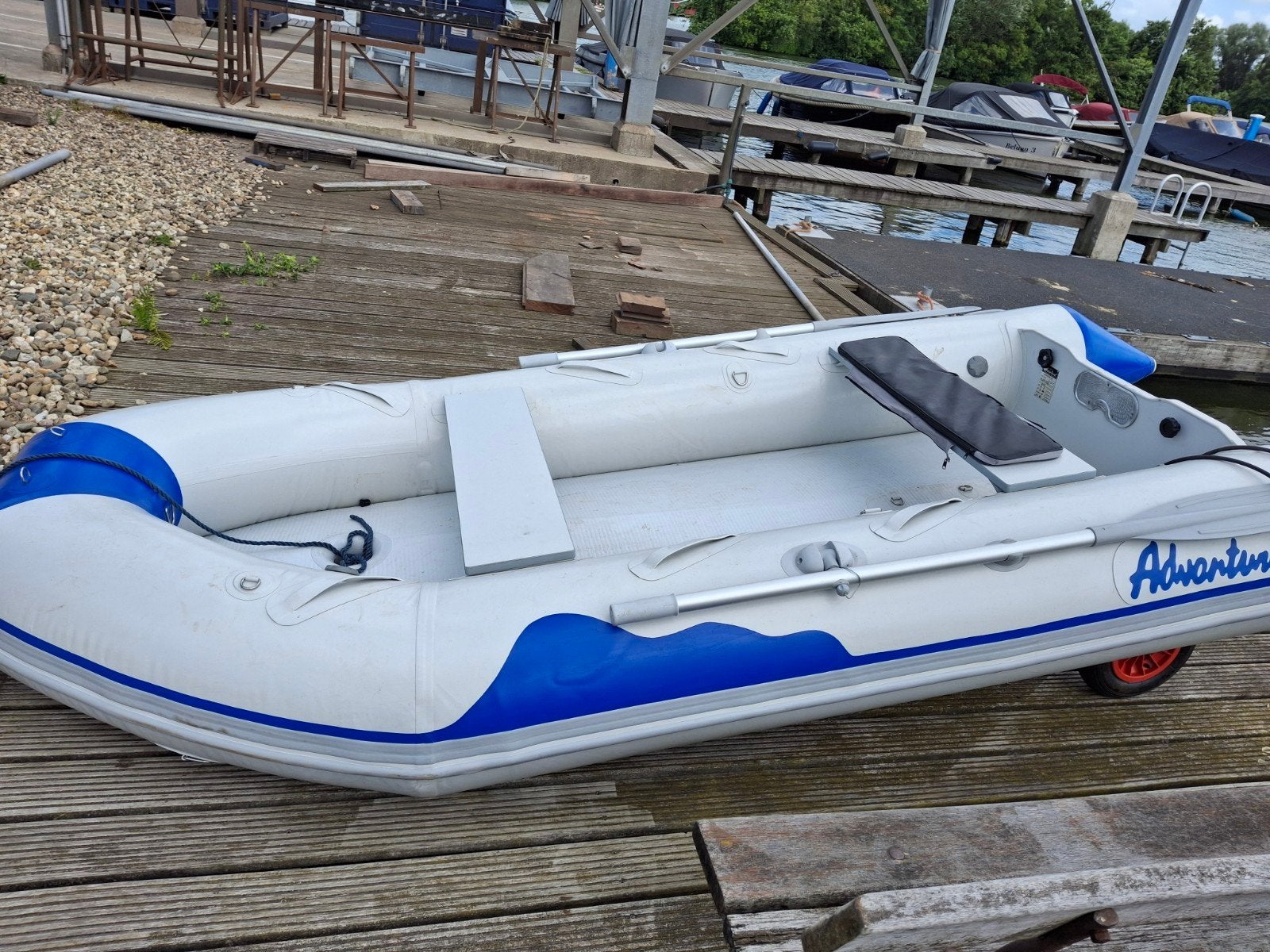 Adventure A360 Opblaasboot - Zeer Goede Staat, Watersport en Boten, Rubberboten, Airdeck, Zo goed als nieuw, Peddels, Ophalen