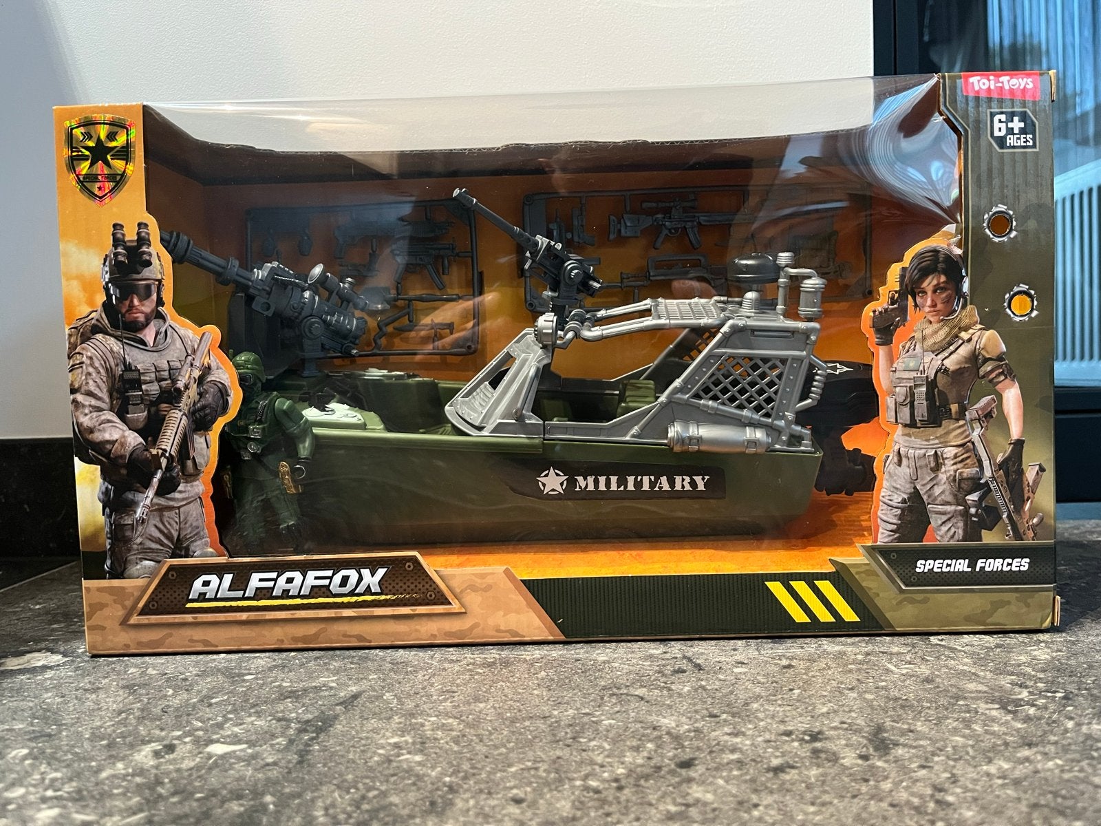 Alfafox Militaire Speelset - Nieuw in Verpakking, Andere modellen in overige advertenties, Speelset, Nieuw, Alfafox