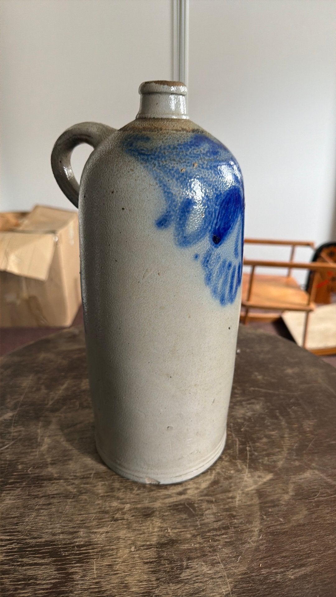 Grote Keulse fles (of gres-kruik) 32cm hoog, Huis en Inrichting, Woonaccessoires | Vazen, Ophalen, Gebruikt