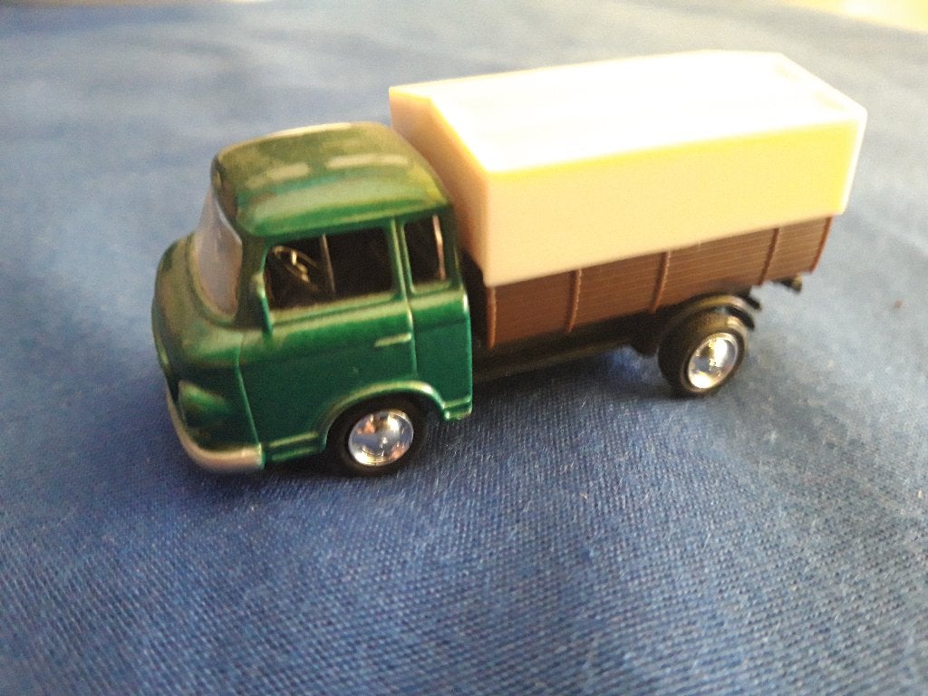 Barkas B1000 bakwagen met huif - 3-inch model ca 1:64, Ophalen of Verzenden, Zo goed als nieuw, Auto