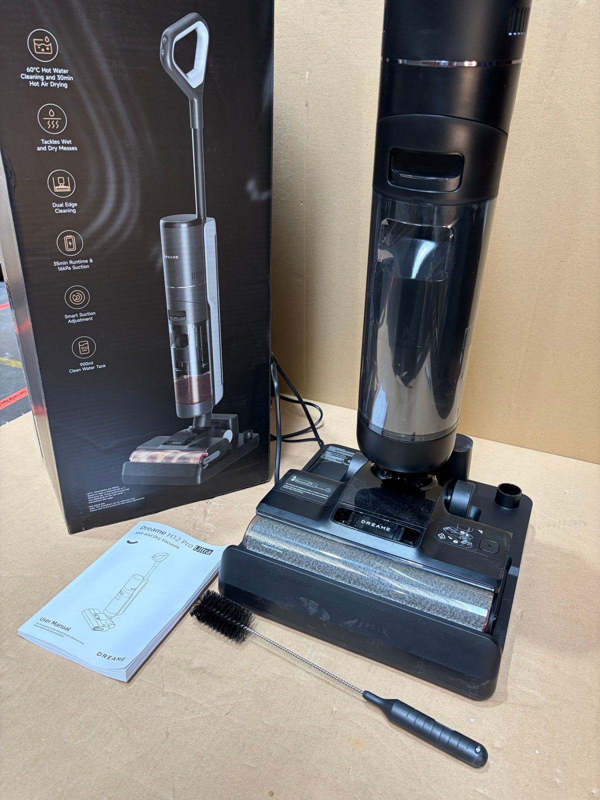 Defect - Dreame H12 Pro Ultra ( ref 5550 ), Witgoed en Apparatuur, Stofzuigers, Dreame, Draadloos, Ophalen of Verzenden, Reservoir