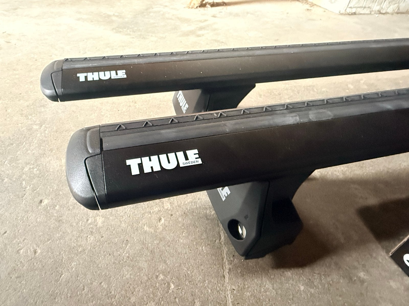 Thule Wingbar Evo dakdragers met Flush Rail set 710600, Auto diversen, Dakdragers, Ophalen, Zo goed als nieuw
