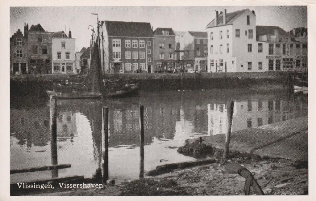 VLISSINGEN Vissershaven, Verzamelen, Verzenden, 1940 tot 1960, Ongelopen, Zeeland