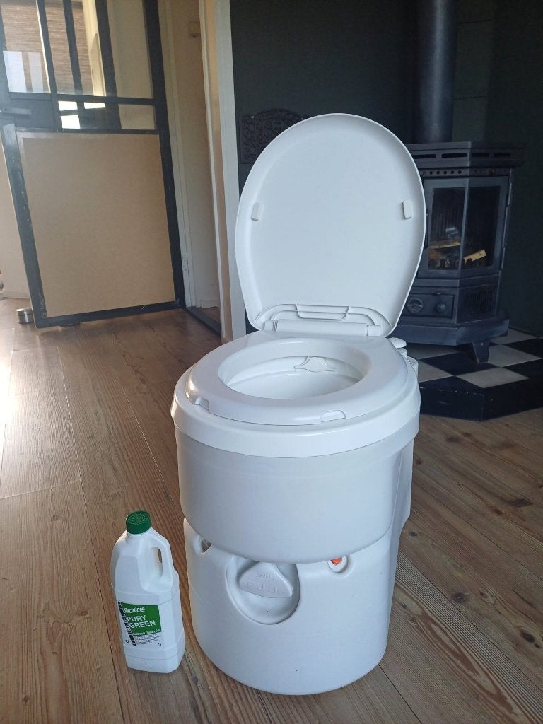 Draagbaar chemisch toilet / portable toilet / NOOIT GEBRUIKT, Caravans en Kamperen, Ophalen, Nieuw