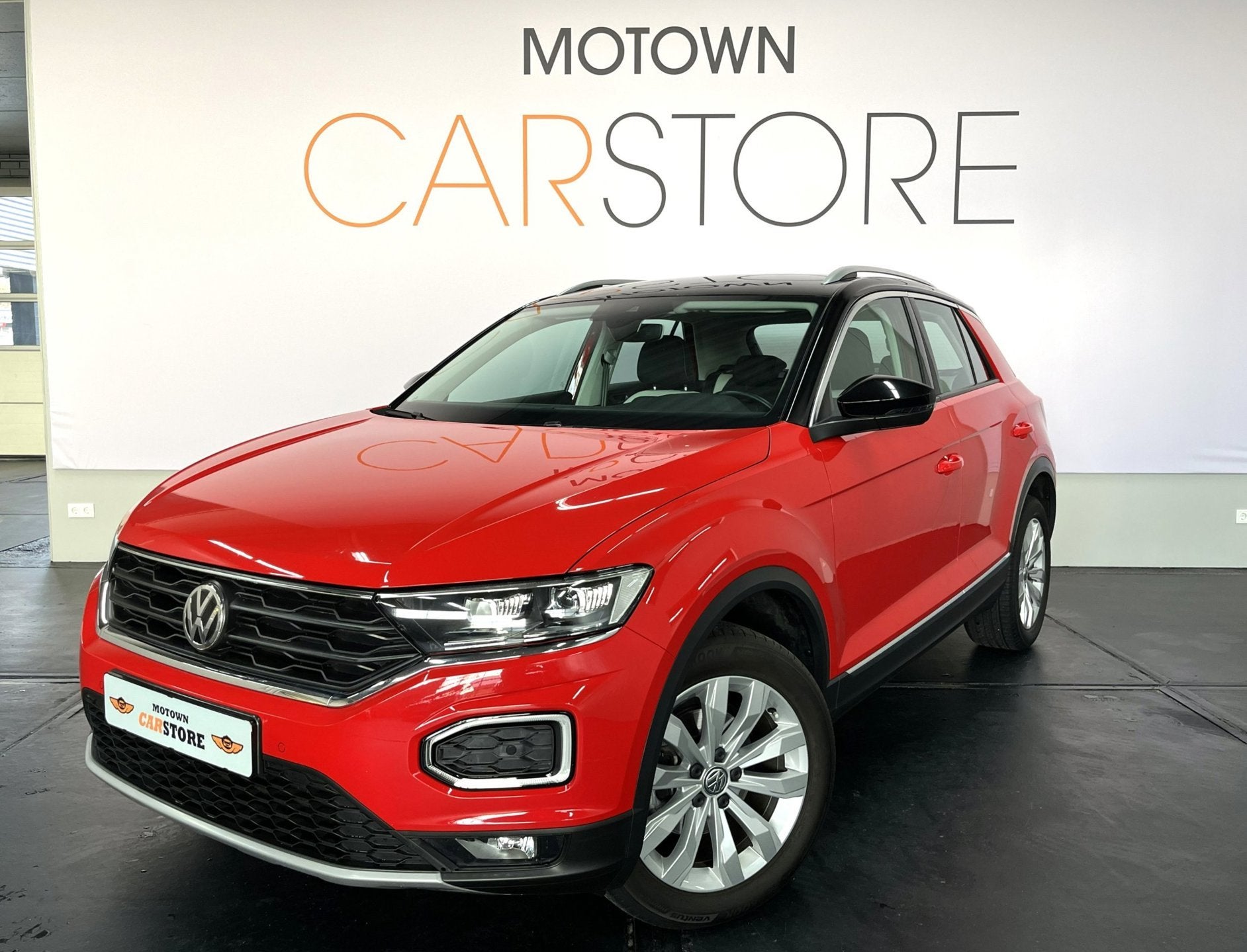 Volkswagen T-Roc 1.5 TSI Sport Virtual Cockpit Navi Pdc Clim, Stof, Zwart, 4 cilinders, 150 pk