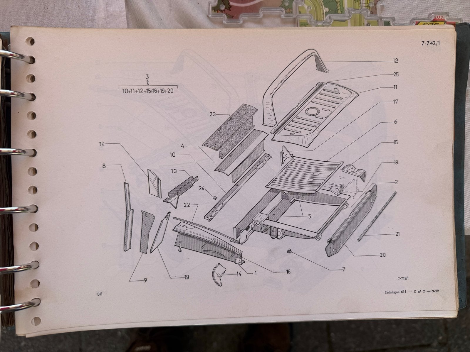 Sleutelboek Citroën DS Modèles 1972 (Tome II), Ophalen of Verzenden, Gelezen, Citroën
