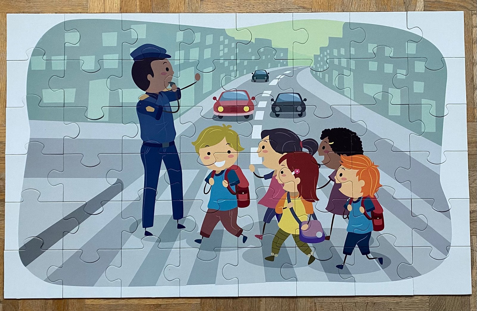 XXL puzzel 48 stukjes, Ophalen of Verzenden, 10 tot 50 stukjes, Zo goed als nieuw, 2 tot 4 jaar