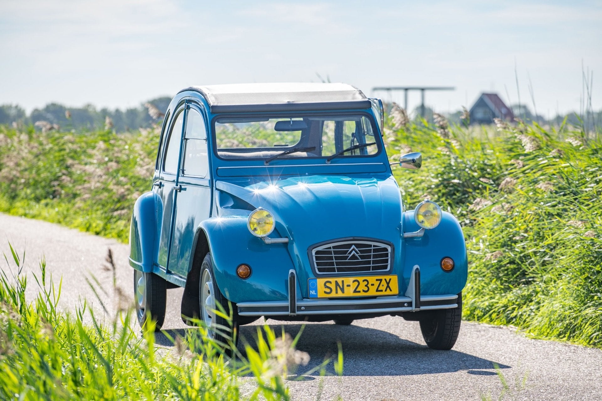 Citroen 2 CV 6 Club, Voorwielaandrijving, 2CV, Blauw, Origineel Nederlands
