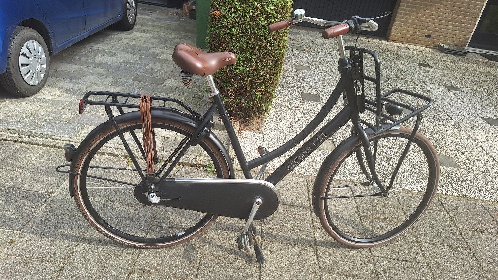 Cortina U4 Transport dames 57 cm, 3 versnellingen, Terugtraprem, Gebruikt, Versnellingen, 56 cm of meer