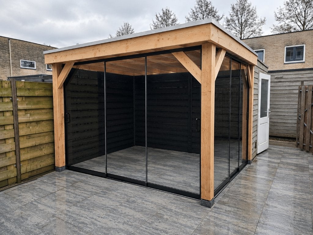 Douglas overkapping incl. montage | 3x3 t/m 6x3 ACTIE, Tuin en Terras, Ophalen of Verzenden, Nieuw, Veranda