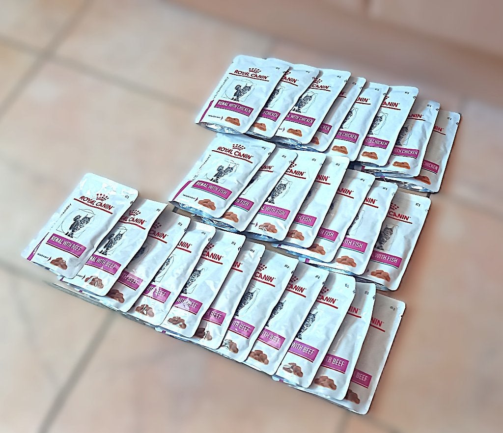 26 Royal Canin maaltijdzakjes Renal - nierdieet kat, Dieren en Toebehoren, Dierenvoeding, Ophalen of Verzenden, Kat
