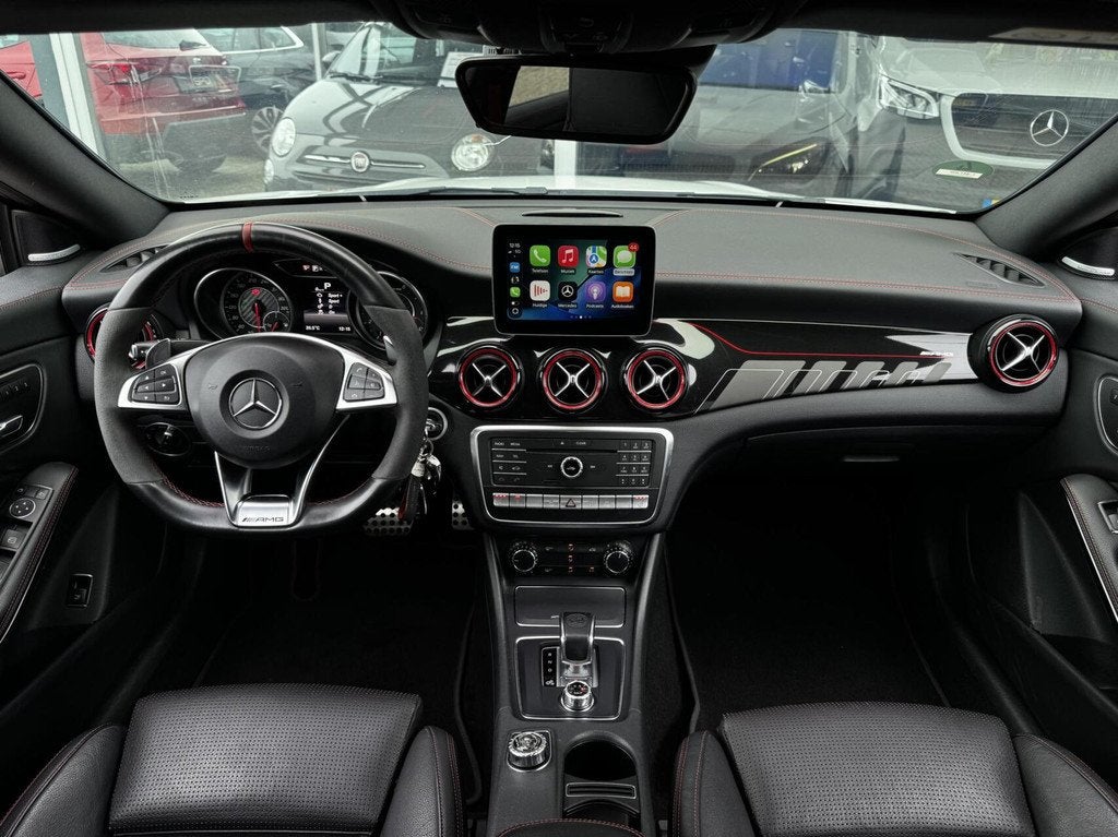 Mercedes CLA-klasse AMG 45 4MATIC|Pano|Performance|19"|381PK, Auto's, Mercedes-Benz, Automaat, CLA, Gebruikt, 4 cilinders