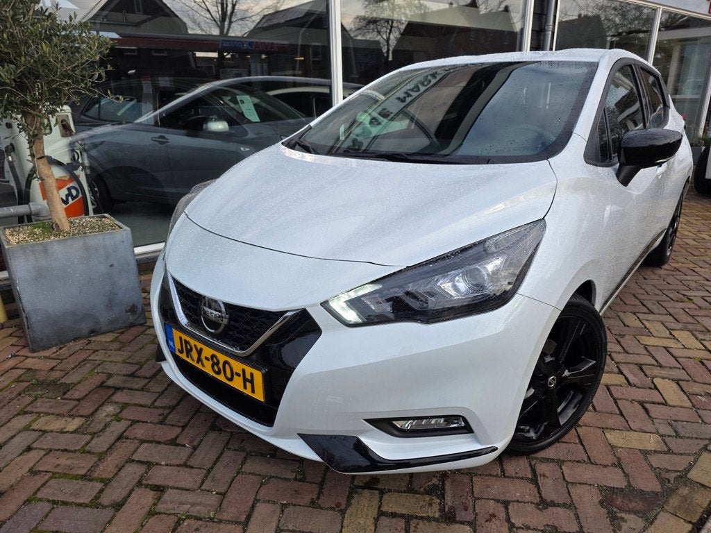 Nissan Micra 1.0 IG-T N-Sport,parelmoer kleurbose in hoofdst, Auto's, Nissan, 1043 kg, Gebruikt, Wit, 3 cilinders